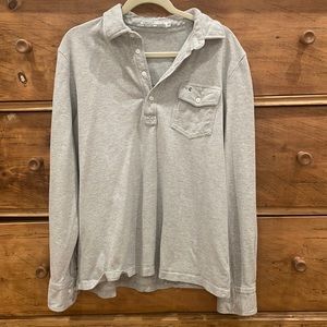 Criquet Size Large Henley button down